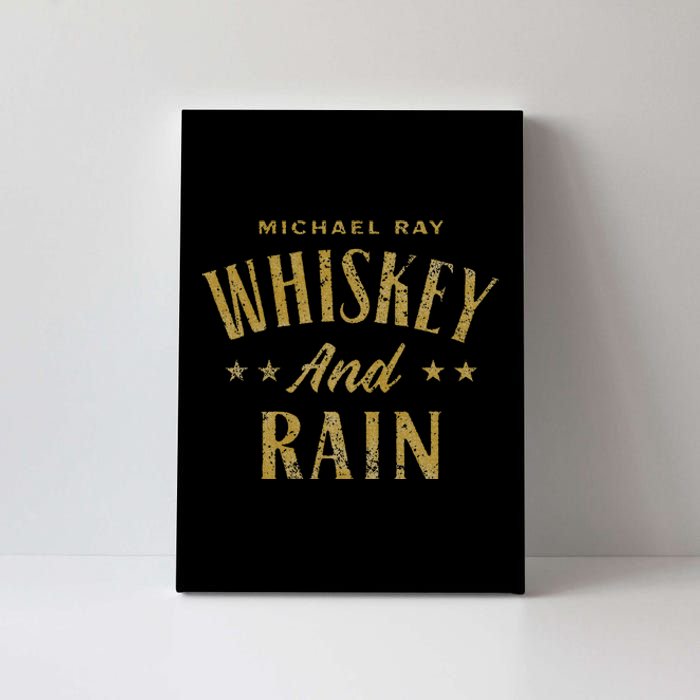 Michael Ray Whiskey And Rain Canvas