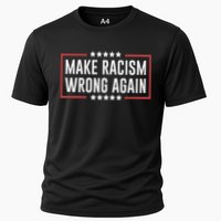 Make Racism Wrong Again Anti Hate Resist Anti Trump Cooling Performance Crew T-Shirt