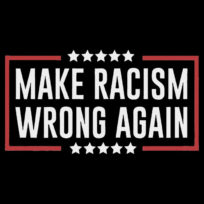 Make Racism Wrong Again Anti Hate Resist Anti Trump Cooling Performance Crew T-Shirt