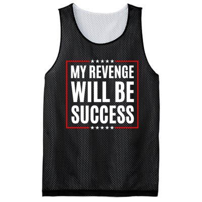 My Revenge Will Be Success Mesh Reversible Basketball Jersey Tank