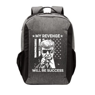 My Revenge Will Be Success Trump American Flag Vector Backpack