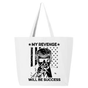 My Revenge Will Be Success Trump American Flag 25L Jumbo Tote