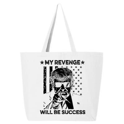 My Revenge Will Be Success Trump American Flag 25L Jumbo Tote