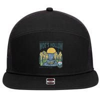 Macrodata Refinement Woes Hallow 7 Panel Mesh Trucker Snapback Hat
