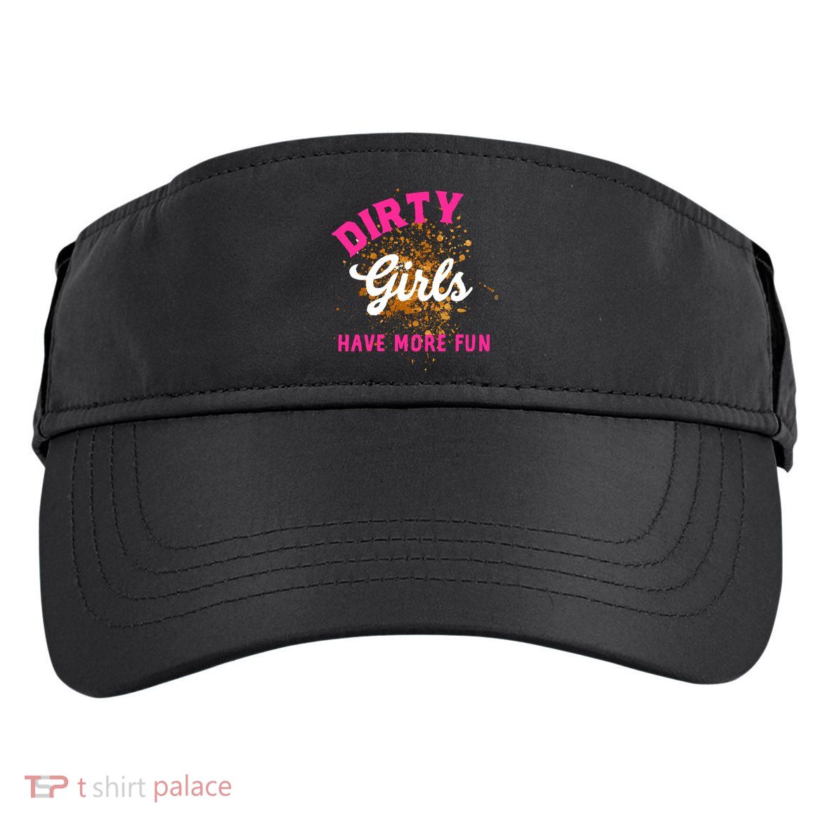 Mud Runs Wo 5k Mud Race Dirty Girl Have More Fun Adult Drive Performance Visor