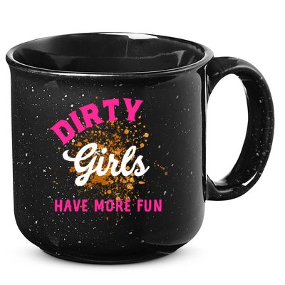 Mud Runs Wo 5k Mud Race Dirty Girl Have More Fun 15oz Campfire Ceramic Mug