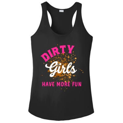 Mud Runs Wo 5k Mud Race Dirty Girl Have More Fun Ladies PosiCharge Competitor Racerback Tank