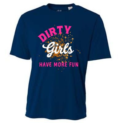 Mud Runs Wo 5k Mud Race Dirty Girl Have More Fun Cooling Performance Crew T-Shirt