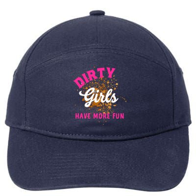 Mud Runs Wo 5k Mud Race Dirty Girl Have More Fun 7-Panel Snapback Hat