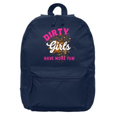 Mud Runs Wo 5k Mud Race Dirty Girl Have More Fun 16 in Basic Backpack
