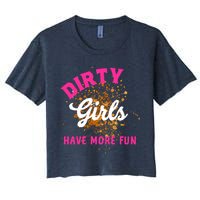 Mud Runs Wo 5k Mud Race Dirty Girl Have More Fun Crop Top