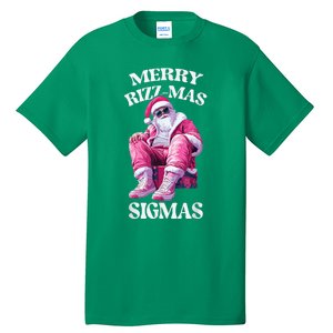 Merry Riz Zmas Sigmas Santa Rizzler Tall T-Shirt