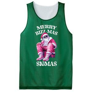 Merry Riz Zmas Sigmas Santa Rizzler Mesh Reversible Basketball Jersey Tank