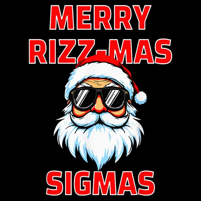 Merry Riz Z Mas Sigmas Santa Claus Merry Christmas Cooling Performance Crew T-Shirt