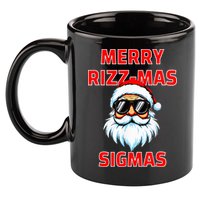 Merry Riz Z Mas Sigmas Santa Claus Merry Christmas 11oz C Handle Ceramic Mug