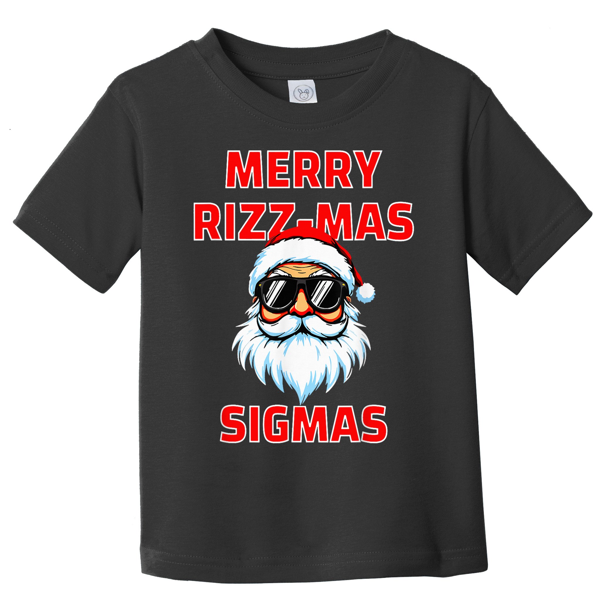 Merry Riz Z Mas Sigmas Santa Claus Merry Christmas Toddler T-Shirt