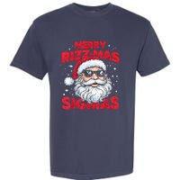 Merry Riz Z Mas Sigmas Gen Alpha Middle School Christmas Garment-Dyed Heavyweight T-Shirt