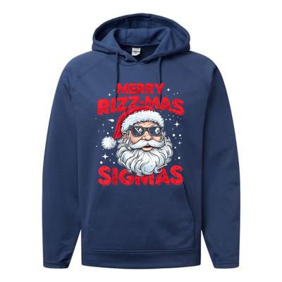 Merry Riz Z Mas Sigmas Gen Alpha Middle School Christmas Performance Fleece Hoodie