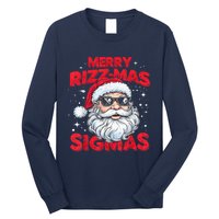 Merry Riz Z Mas Sigmas Gen Alpha Middle School Christmas Long Sleeve Shirt