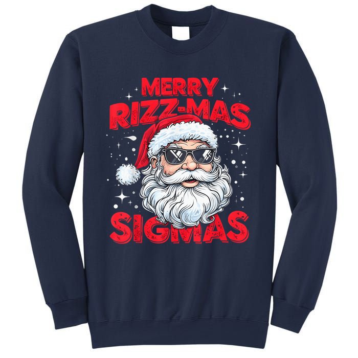 Merry Riz Z Mas Sigmas Gen Alpha Middle School Christmas Sweatshirt