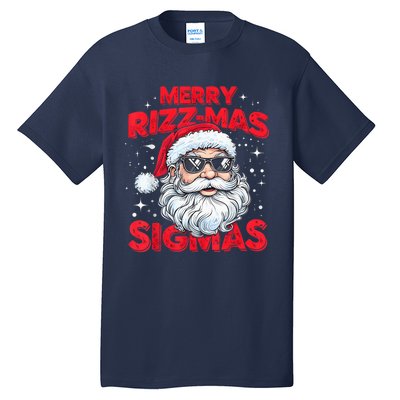 Merry Riz Z Mas Sigmas Gen Alpha Middle School Christmas Tall T-Shirt