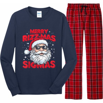 Merry Riz Z Mas Sigmas Gen Alpha Middle School Christmas Long Sleeve Pajama Set