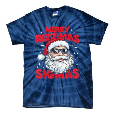 Merry Riz Z Mas Sigmas Gen Alpha Middle School Christmas Tie-Dye T-Shirt