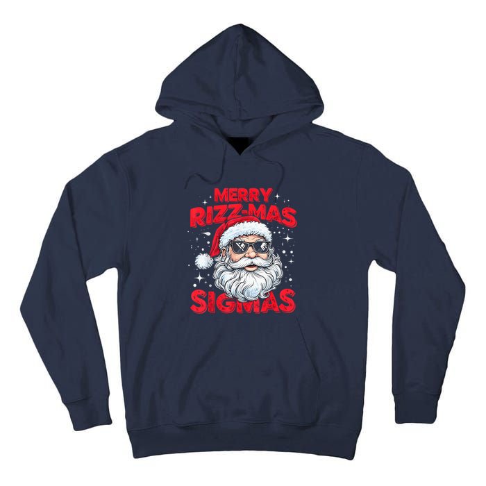 Merry Riz Z Mas Sigmas Gen Alpha Middle School Christmas Tall Hoodie