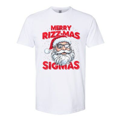 Merry Riz Z Mas Sigmas Gen Alpha Middle School Christmas Softstyle CVC T-Shirt