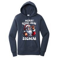 Merry Riz Z Mas Sigmas Funny Gen Alpha Xmas Santa Christmas Women's Pullover Hoodie