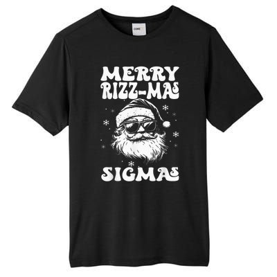 Merry Riz Z Mas Sigmas Funny Gen Alpha Xmas Santa Christmas Tall Fusion ChromaSoft Performance T-Shirt