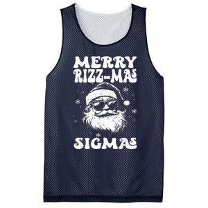 Merry Riz Z Mas Sigmas Funny Gen Alpha Xmas Santa Christmas Mesh Reversible Basketball Jersey Tank