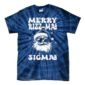 Merry Riz Z Mas Sigmas Funny Gen Alpha Xmas Santa Christmas Tie-Dye T-Shirt