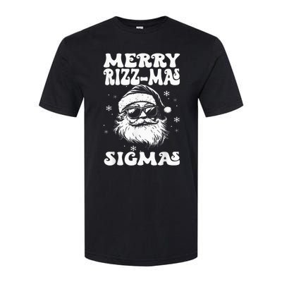 Merry Riz Z Mas Sigmas Funny Gen Alpha Xmas Santa Christmas Softstyle CVC T-Shirt