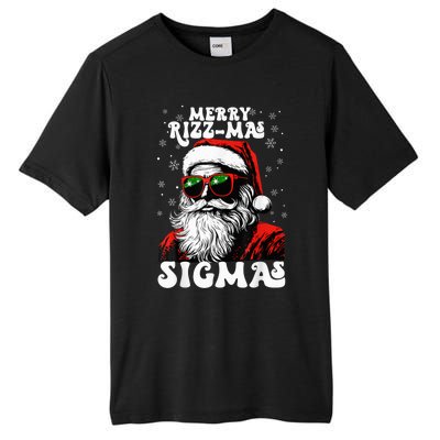 Merry Riz Z Mas Sigmas Funny Gen Alpha Xmas Santa Christmas Tall Fusion ChromaSoft Performance T-Shirt