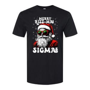 Merry Riz Z Mas Sigmas Funny Gen Alpha Xmas Santa Christmas Softstyle CVC T-Shirt