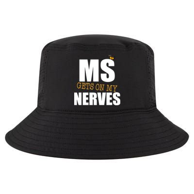 MS Gets On My Nerves Multiple Sclerosis Cool Comfort Performance Bucket Hat