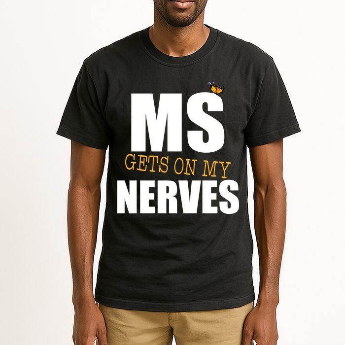 MS Gets On My Nerves Multiple Sclerosis Tall T-Shirt
