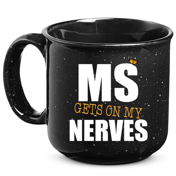 MS Gets On My Nerves Multiple Sclerosis 15oz Campfire Ceramic Mug