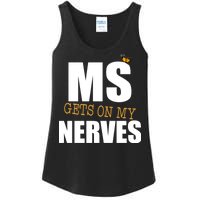 MS Gets On My Nerves Multiple Sclerosis Ladies Essential Tank