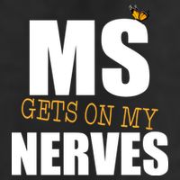 MS Gets On My Nerves Multiple Sclerosis Trucker Hat