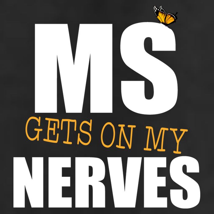 MS Gets On My Nerves Multiple Sclerosis Trucker Hat