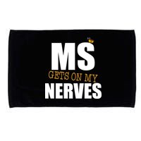 MS Gets On My Nerves Multiple Sclerosis Microfiber Hand Towel