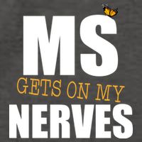 MS Gets On My Nerves Multiple Sclerosis Vector Backpack