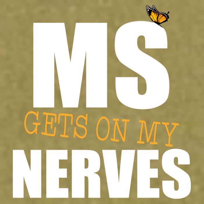 MS Gets On My Nerves Multiple Sclerosis Garment-Dyed Women's Muscle Tee