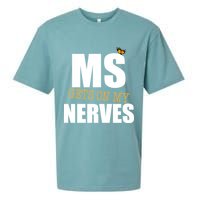 MS Gets On My Nerves Multiple Sclerosis Sueded Cloud Jersey T-Shirt