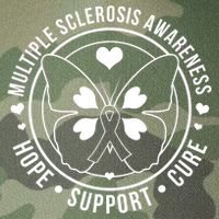 MS Multiple Sclerosis Awareness Hope Support Cure Legacy Tie Dye Trucker Hat