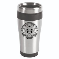 MS Multiple Sclerosis Awareness Hope Support Cure 16oz Travel Tumbler