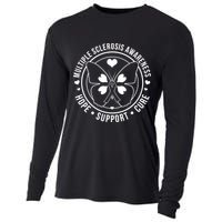 MS Multiple Sclerosis Awareness Hope Support Cure Cooling Performance Long Sleeve Crew