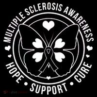MS Multiple Sclerosis Awareness Hope Support Cure PosiCharge Competitor Tank